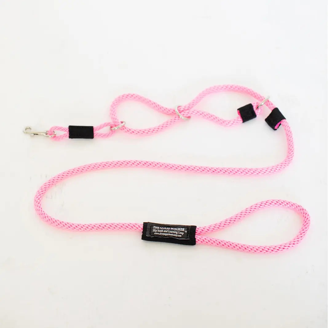 Good Walker Leash 3/8" x 5' - Dual-Function Dog Training Tool