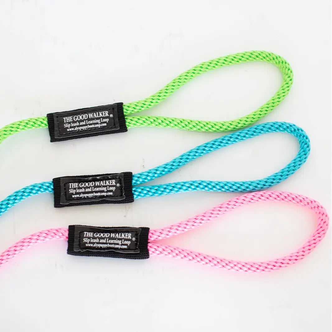 Good Walker Leash 3/8" x 5' - Dual-Function Dog Training Tool