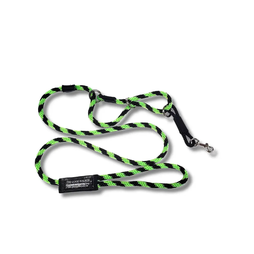 Good Walker Leash 3/8" x 5' - Dual-Function Dog Training Tool