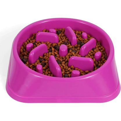 Large Dog Slow Feeder Bowl, Food-Safe Anti-Choke Puzzle Design