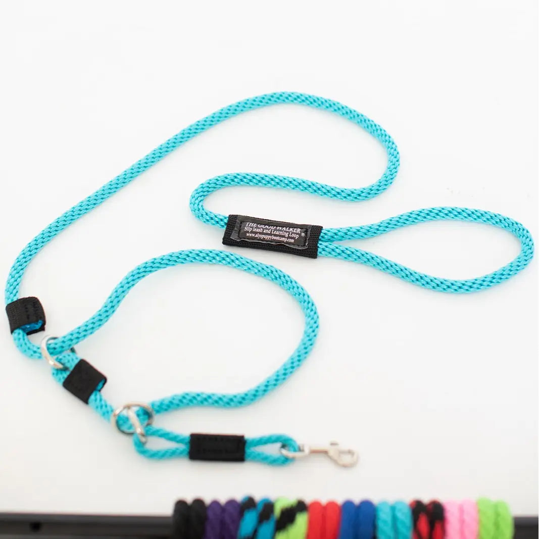 Good Walker Leash 3/8" x 5' - Dual-Function Dog Training Tool