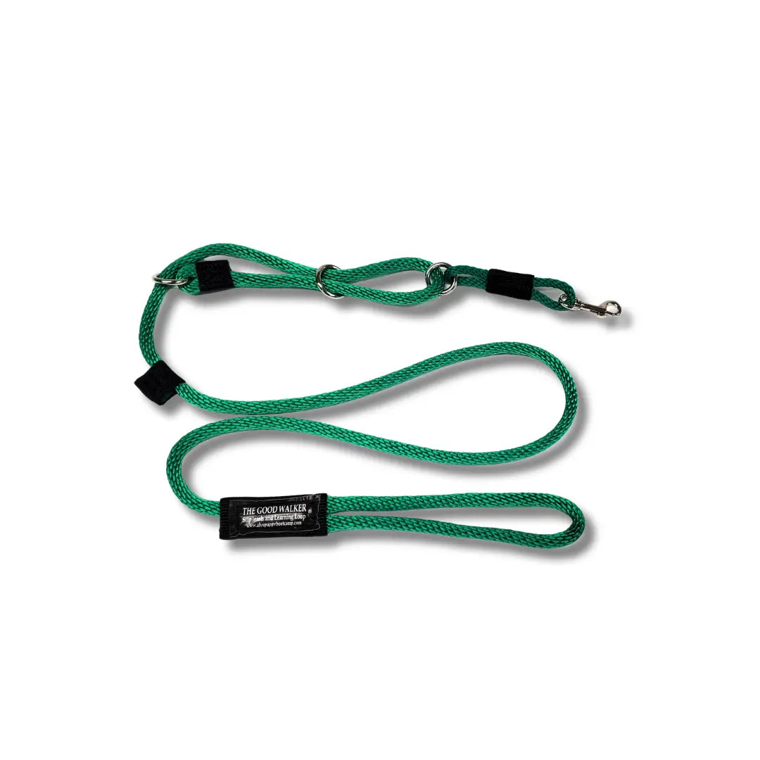 Good Walker Leash 3/8" x 5' - Dual-Function Dog Training Tool