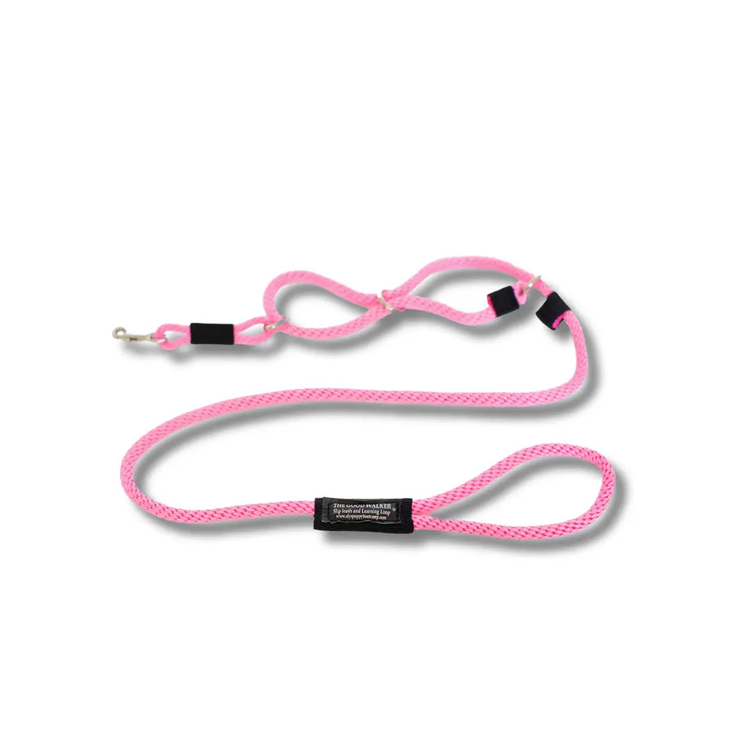 Good Walker Leash 3/8" x 5' - Dual-Function Dog Training Tool